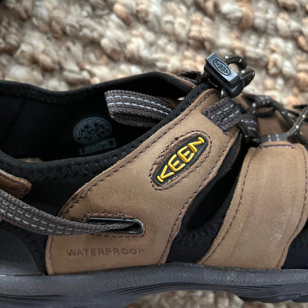 KEEN Newport Leather Sandals Mens 10 Brown Waterproof Hiking Water Shoes - Picture 10 of 15